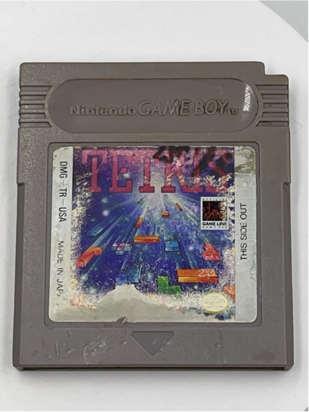 VINTAGE Tetris Nintendo Game Boy Original Cartridge& CASE TESTED AND WORKING